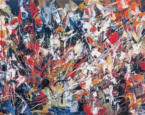 Jean Paul Riopelle paint by numbers