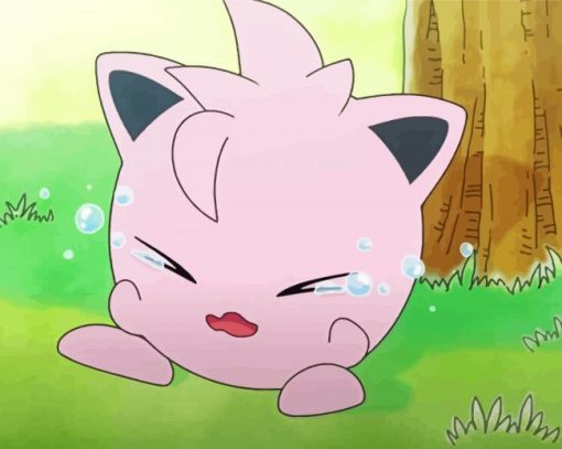 Jigglypuff Crying paint by numbers