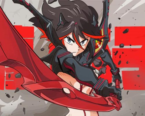 Kill La Kill paint by numbers