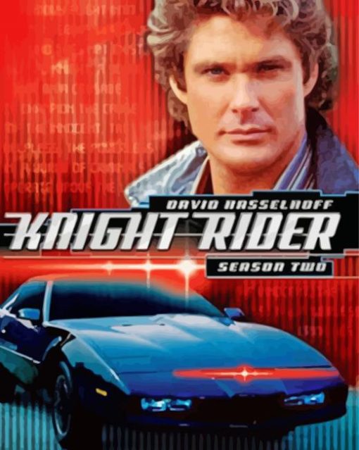 Knight Rider Poster paint by numbers