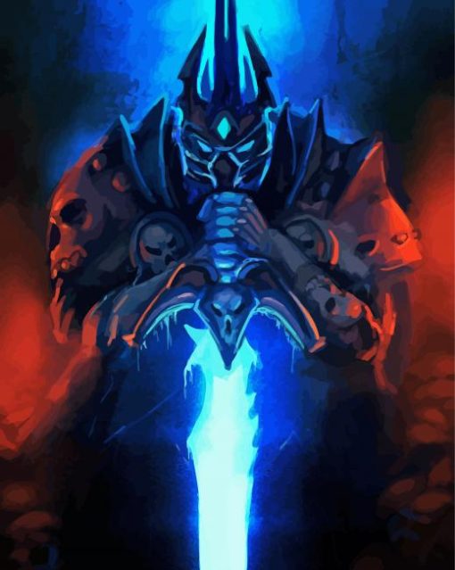 Lich King Art paint by numbers