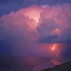 Lightning Over The Ocean paint by numbers