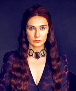 Melisandre Red Woman paint by numbers