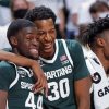 Michigan State Spartans Basketball Team paint by numbers
