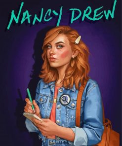 Nancy Drew Poster Art paint by numbers