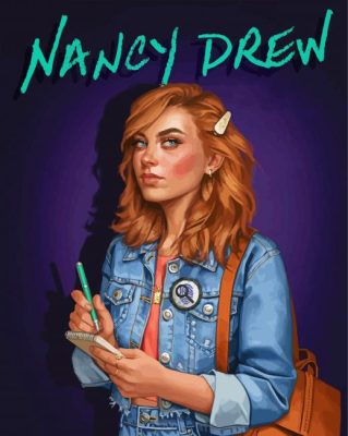 Nancy Drew Poster Art paint by numbers