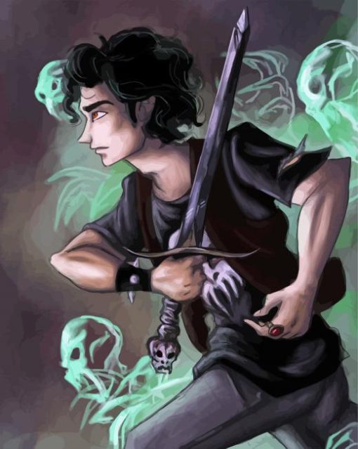 Nico Di Angelo Character Art paint by numbers