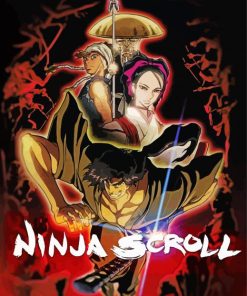 Ninja Scroll Poster paint by numbers
