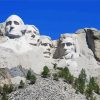 North Dakota Mount Rushmore paint by numbers
