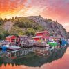 Quidi Vidi At Sunset paint by numbers