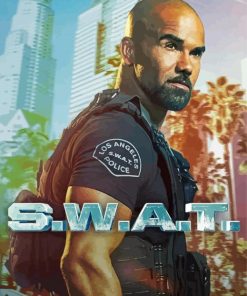 SWAT Poster paint by numbers
