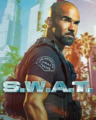 SWAT Poster paint by numbers