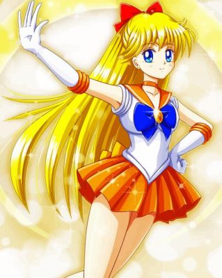 Sailor Venus paint by numbers