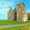 Scotland Lochranza Castle paint by numbers
