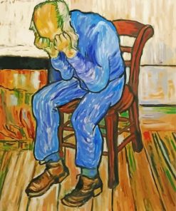 Sorrowing Old Ma By Vincent Van Gogh paint by numbers