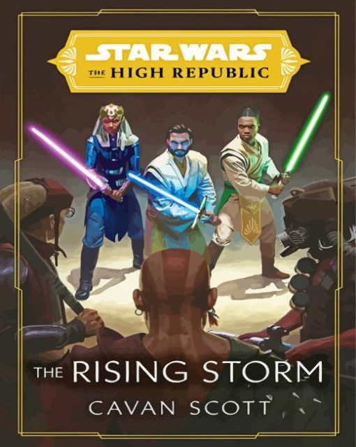 Star Wars The High Republic The Rising Storm paint by numbers