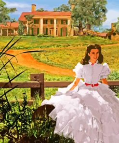 Tara Gone With The Wind Film paint by numbers
