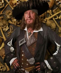 The Captain Hector Barbossa paint by numbers