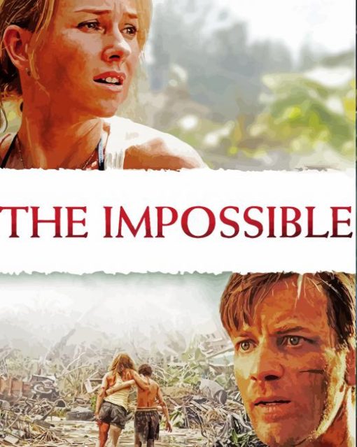 The Impossible Movie Poster paint by numbers