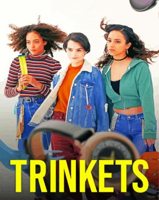 Trinkets Movie paint by numbers