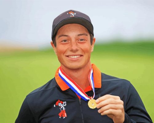 Viktor Hovland With Medal paint by numbers