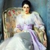 Woman In Victorian Dress paint by numbers