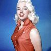 Young Diana Dors paint by numbers