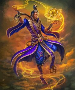 Asian Sorcerer paint by numbers