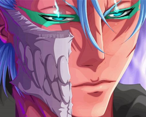 Close Up Grimmjow Jaggerjack paint by numbers