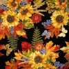 Colorful Sunflowers Metallic paint by numbers