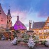 Eguisheim At Christmas paint by numbers