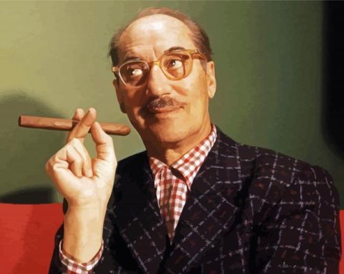 Groucho Marx paint by numbers