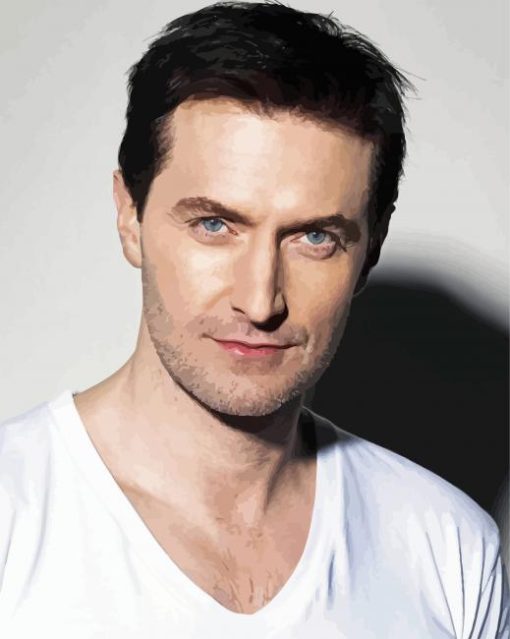 Handsome Richard Armitage paint by numbers