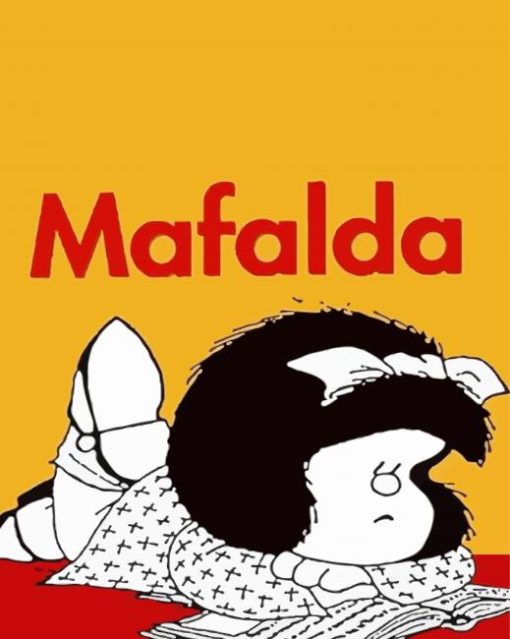 Mafalda Cartoon paint by numbers