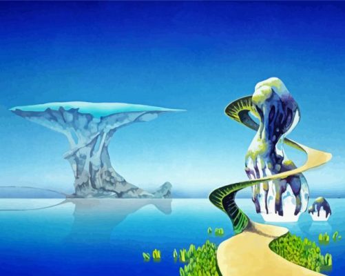 Roger Dean Artwork paint by numbers