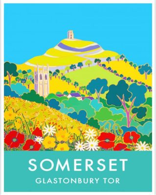 Somerset Poster paint by numbers