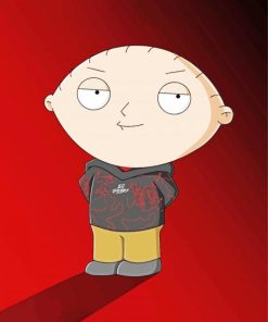 Stewie Griffin paint by numbers