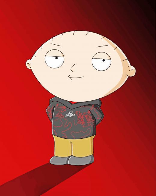 Stewie Griffin Paint By Numbers - Painting By Numbers