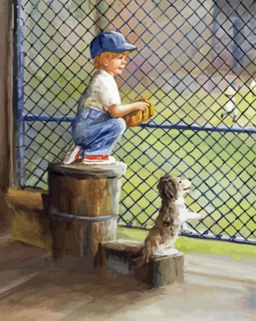 The Future Baseball Champion Dianne Dengel paint by numbers