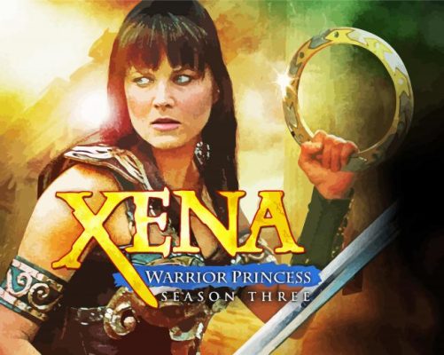 Xena Poster paint by numbers