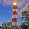 Aesthetic Lighthouse Chincoteague paint by numbers