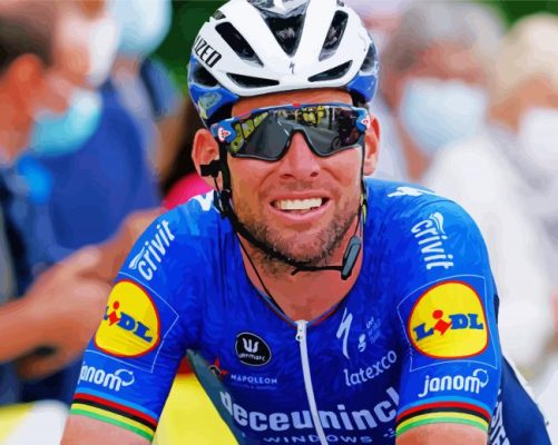 Aesthetic Mark Cavendish paint by numbers