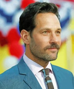 Aesthetic Paul Rudd paint by numbers