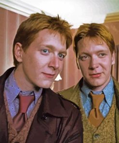 Aesthetic Weasley Twins Characters paint by numbers