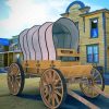 Aesthetic Western Wagon paint by numbers