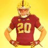 Arizona State Sun Devils American Football Player paint by numbers