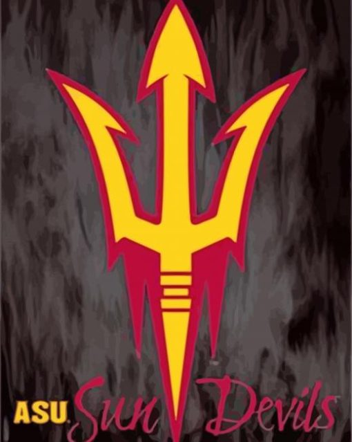 Arizona State Sun Devils Logo Art paint by numbers
