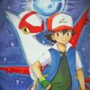 Ash Ketchum And Latias paint by numbers