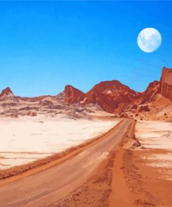 Atacama Desert Moon Valley US paint by numbers