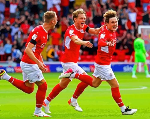 Barnsley Players paint by numbers